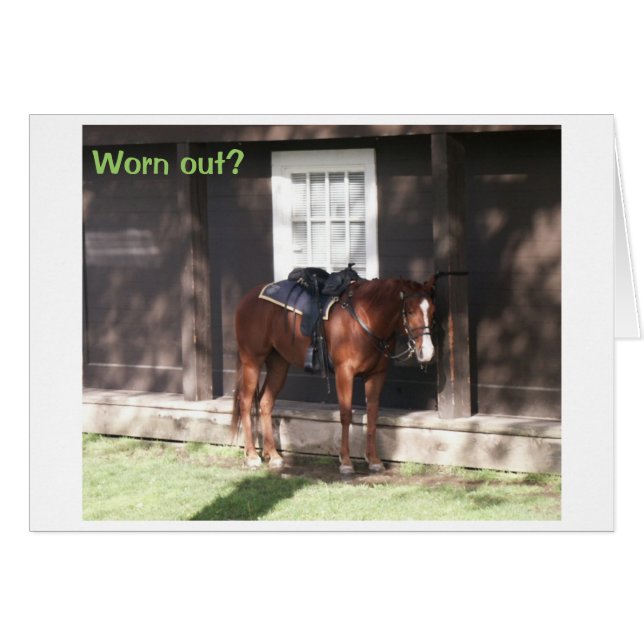 Versleten? (Voorkant Horizontaal)