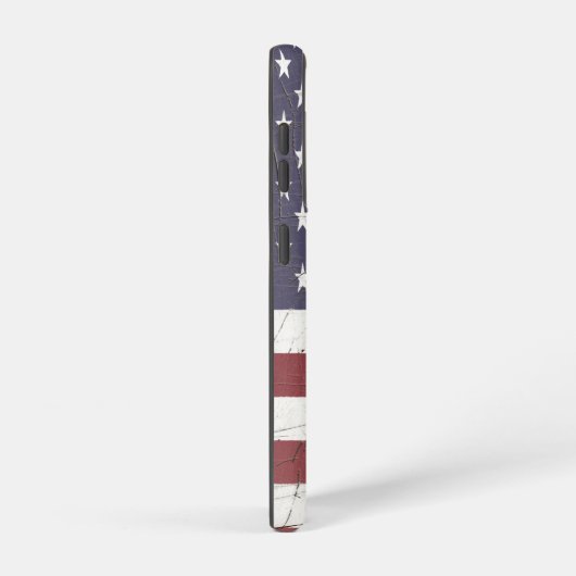 Versleten Amerikaanse vlag Samsung Galaxy Hoesje (Rechterkant)