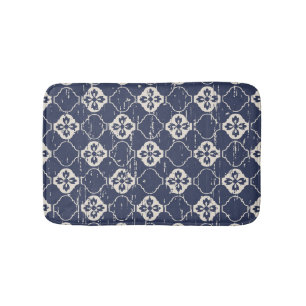 Versleten bloemen:  naadloos badmat