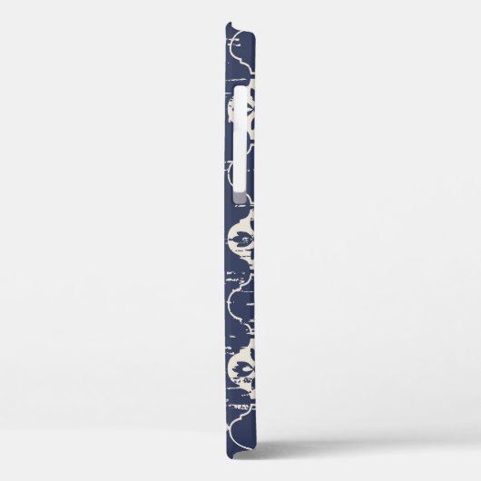 Versleten bloemen: naadloos Case-Mate iPhone case (Achterkant / Links)