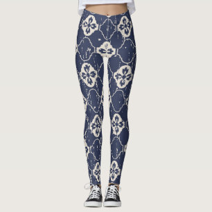 Versleten bloemen: naadloos leggings