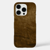 Versleten bruin leer Case-Mate iPhone case (Achterkant)
