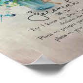 Versleten canvas Afdrukken Behoud uw herinneringen Poster (Hoek)