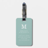 Versleten Chevron Achtergrond Bagage Label (Achterkant verticaal)
