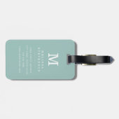 Versleten Chevron Achtergrond Bagage Label (Achterkant horizontaal)