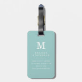 Versleten Chevron Achtergrond Bagage Label (Achterkant verticaal)