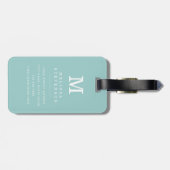 Versleten Chevron Achtergrond Bagage Label (Achterkant horizontaal)