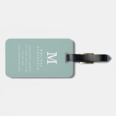 Versleten Chevron Achtergrond Bagage Label (Achterkant horizontaal)
