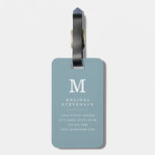 Versleten Chevron Achtergrond Bagage Label (Achterkant verticaal)