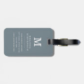 Versleten Chevron Achtergrond Bagage Label (Achterkant horizontaal)