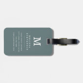 Versleten Chevron Achtergrond Bagage Label (Achterkant horizontaal)
