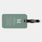 Versleten Chevron Achtergrond Bagage Label (Achterkant horizontaal)