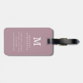 Versleten Chevron Achtergrond Bagage Label (Achterkant horizontaal)