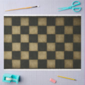 Versleten dambordpatroon ontkoppelingspapier tissuepapier (Craft)