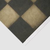 Versleten dambordpatroon ontkoppelingspapier tissuepapier (Detail)