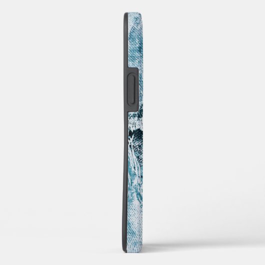 versleten denim Case-Mate iPhone case (Achterkant / Rechts)