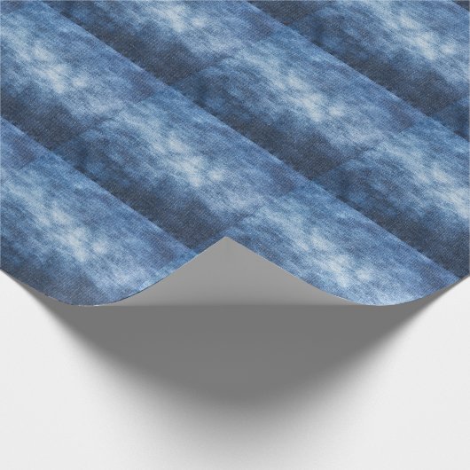 Versleten denim stof, gestructureerde achtergrond. cadeaupapier (Hoek)