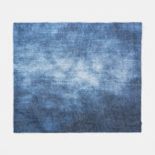 Versleten denim stof, gestructureerde achtergrond. fleece deken (Voorkant (Horizontaal))