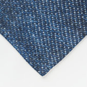 Versleten denim stof, gestructureerde achtergrond. fleece deken (Hoek)