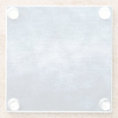 Versleten denim stof, gestructureerde achtergrond. glazen onderzetter (Achterkant)