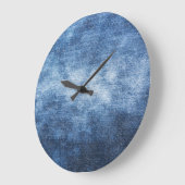 Versleten denim stof, gestructureerde achtergrond. grote klok (Hoek)