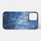 Versleten denim stof, gestructureerde achtergrond. iPhone hoesje (Achterkant horizontaal)