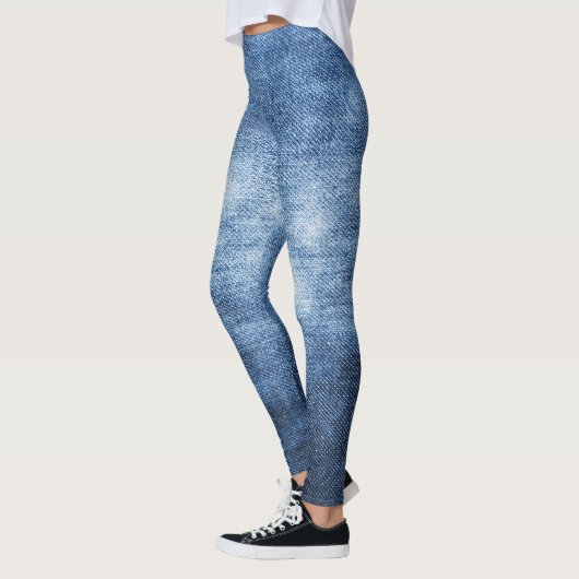 Versleten denim stof, gestructureerde achtergrond. leggings (Links)