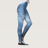 Versleten denim stof, gestructureerde achtergrond. leggings (Rechts)
