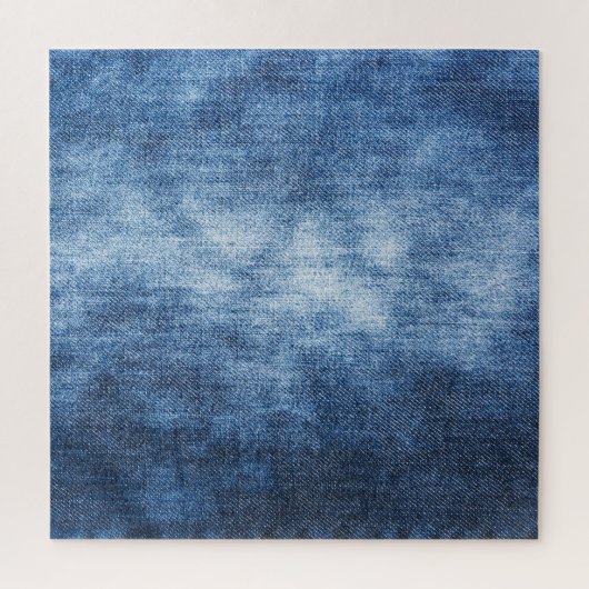 Versleten denim stof, gestructureerde achtergrond. legpuzzel (Verticaal)