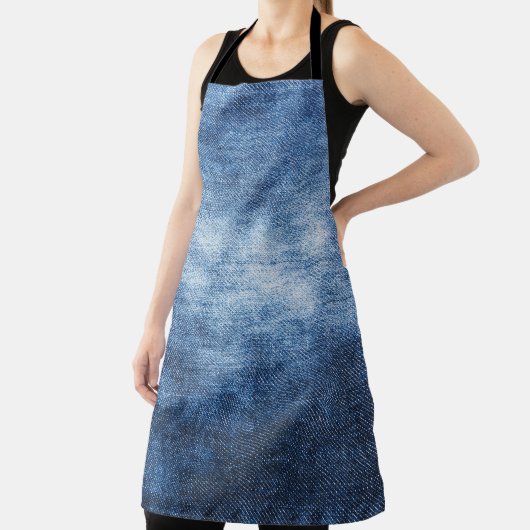 Versleten denim stof, gestructureerde achtergrond. schort (Insitu)