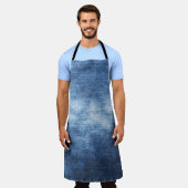 Versleten denim stof, gestructureerde achtergrond. schort (Gedragen)