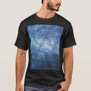 Versleten denim stof, gestructureerde achtergrond. t-shirt