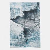 versleten denim theedoek (Verticaal)