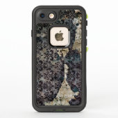 versleten en misbruikte motorbedekking (Achterkant)