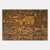  versleten houten panelen inpakpapier vel (Voorkant 2)
