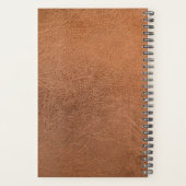 Versleten Lederen Classic Monogram 202x wekelijks Planner (Achterkant)