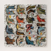 versleten oude laarzen Bloemen en Kant Legpuzzel (Horizontaal)