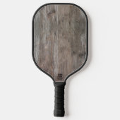 Versleten Planken Pickleball Paddle (Achterkant)
