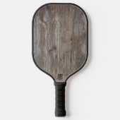 Versleten Planken Pickleball Paddle (Voorkant)