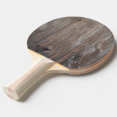 Versleten Planken Tafeltennisbatje (Voorkant Gekanteld)