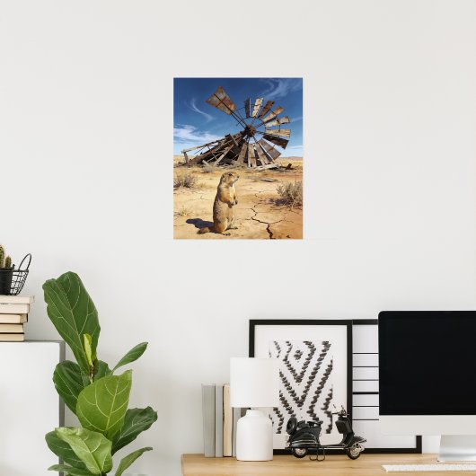 Versleten Poster (Thuiskantoor)