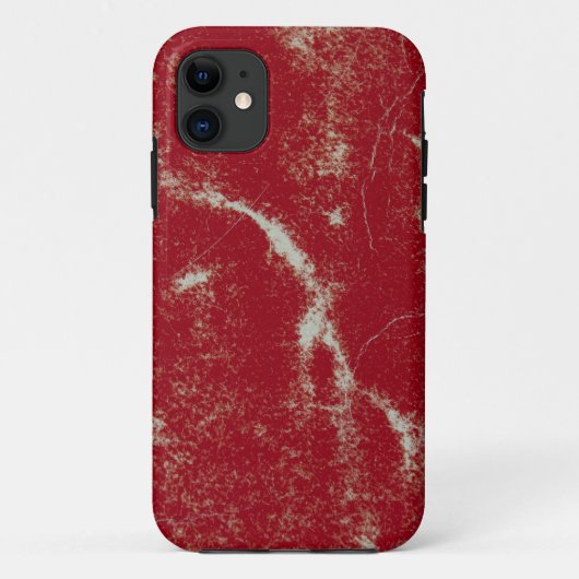 Versleten Rood Case-Mate iPhone Case (Achterkant)