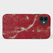 Versleten Rood Case-Mate iPhone Case (Achterkant (horizontaal))