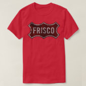 versleten trein Frisco TX T-shirt (Design voorkant)