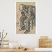 Versleten Vincent van Gogh Poster (Keuken)