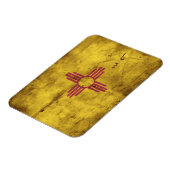 Versleten vlag van New Mexico; Magneet (Linkerzijde)