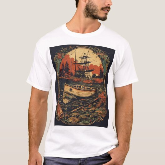 Versleten & Weathered: Distressed Design Collectie T-shirt (Voorkant)
