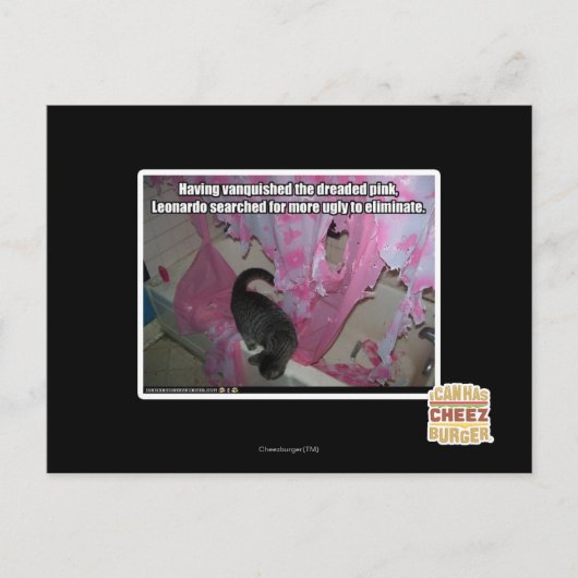 Versloeg de gevreesde roze briefkaart (Voorkant)