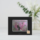 Versloeg de gevreesde roze briefkaart (Staand voorkant)