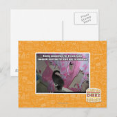Versloeg de gevreesde roze briefkaart (Voorkant / Achterkant)